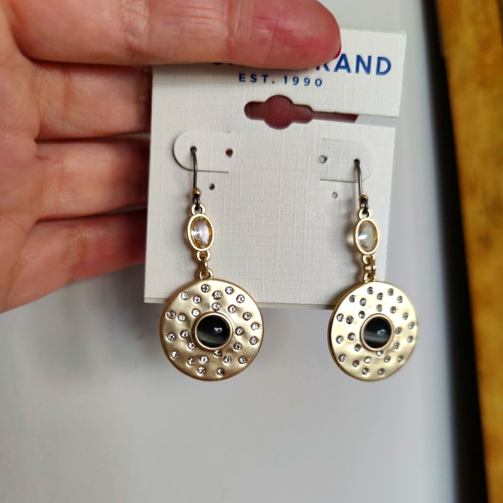 LUCKY BRAND Gold Disc Earrings